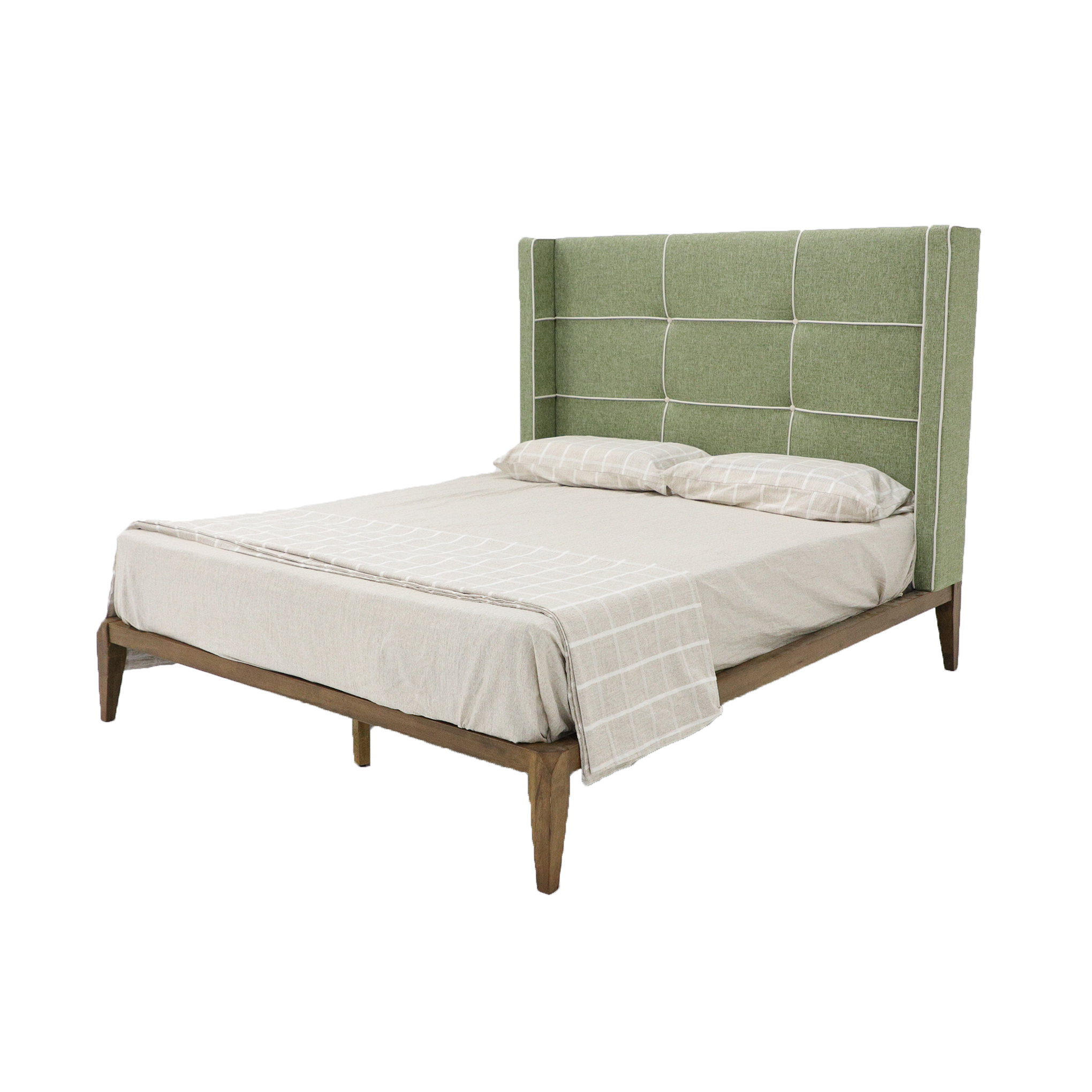 <b>Berilo Queen Bed</b><br>L1700 X D2030 X H1370MM