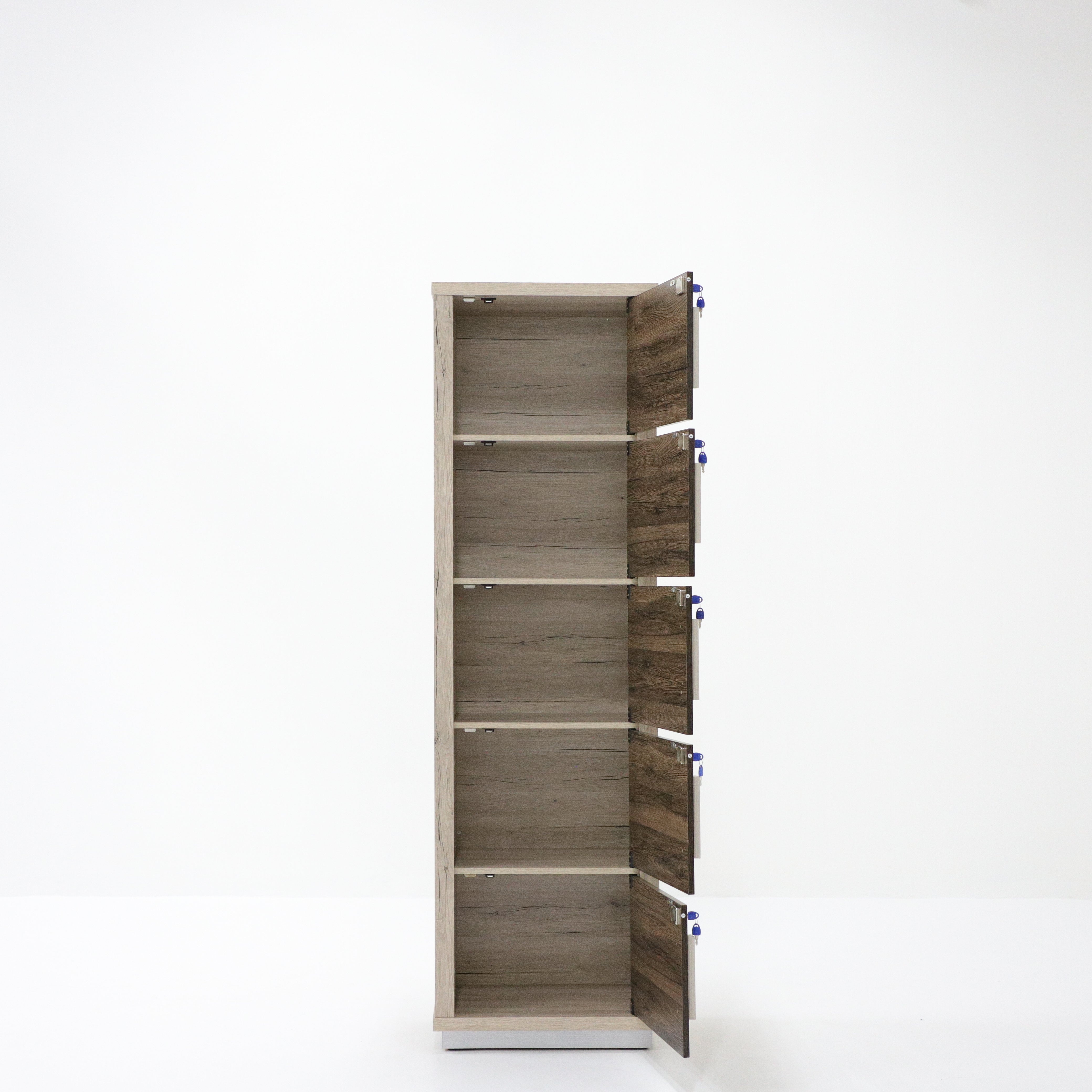 <b>Tonicha 5 Door Storage Shelf Cabinet with Locks</b><br>W600 X D400 X H2015MM