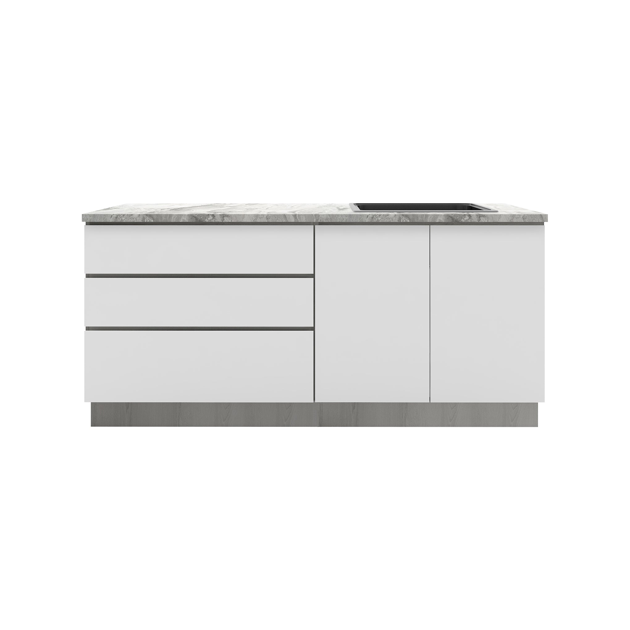 <b>Davinchi 6FT Kitchen Cabinet Base Unit With Sink</b><br>W1840X D604 X H846MM