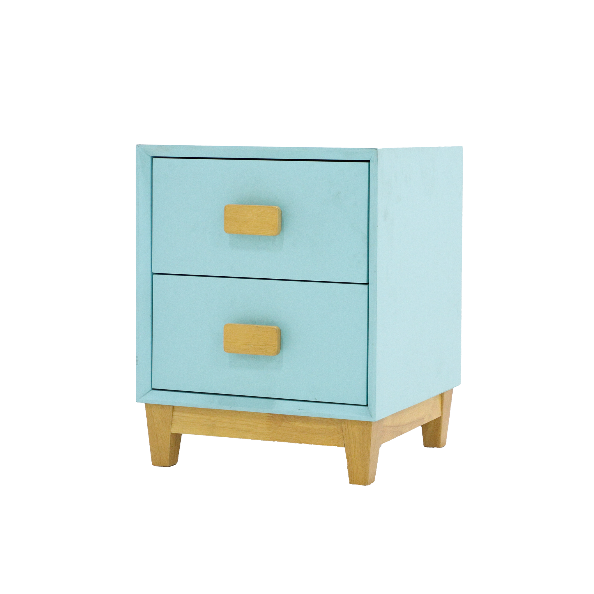 <b>Tiffany Bedside Table with 2 Drawer</b><br>L400 X D400 X H505MM