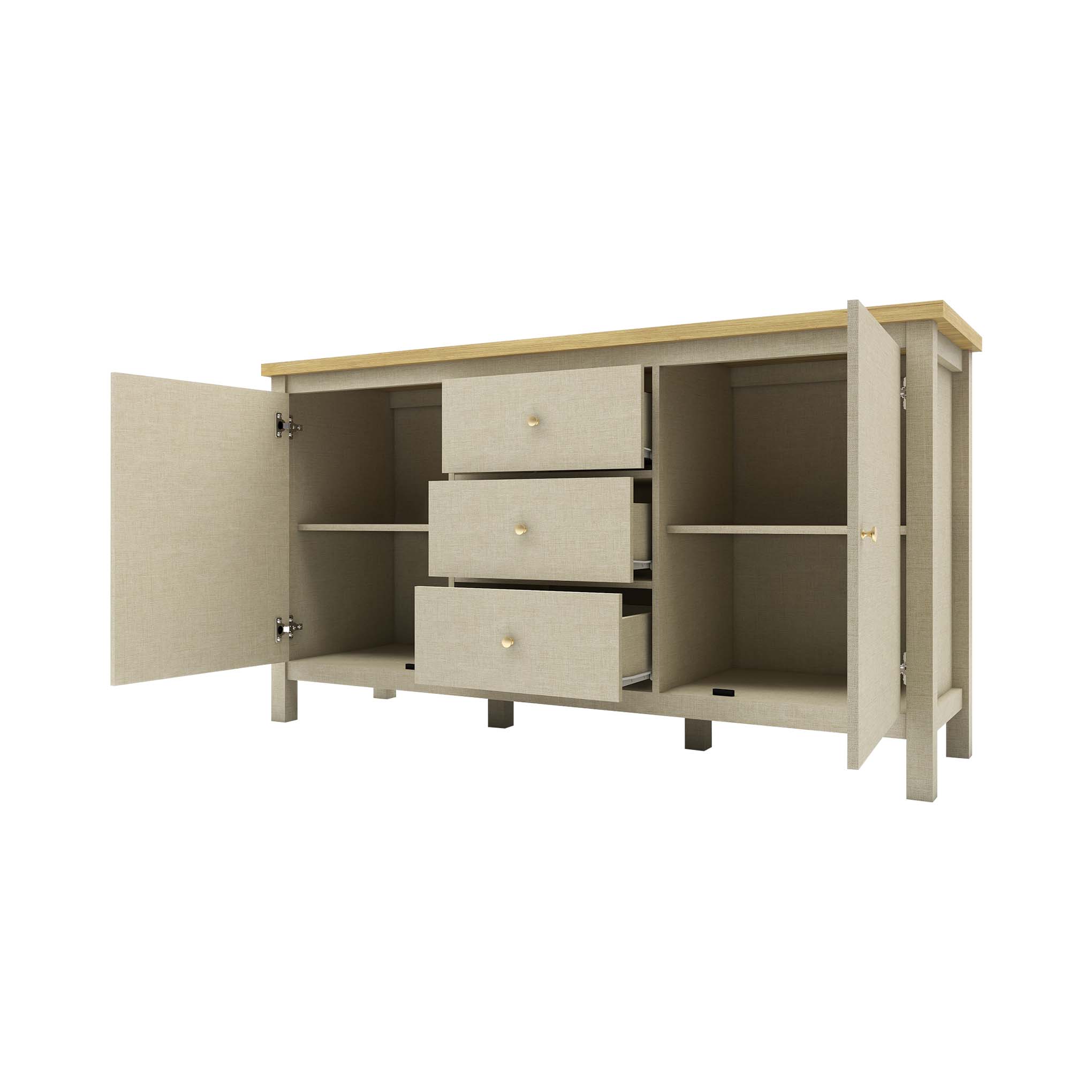 <b> Areana Side Cabinet </b><br>L1600 X D460 X H880 MM