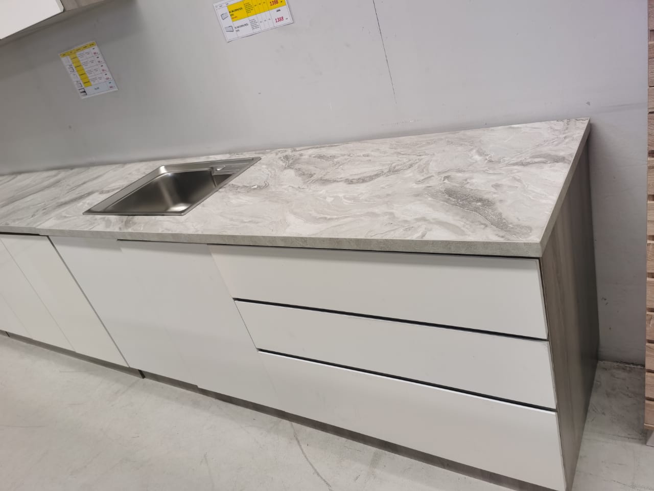 <b>Davinchi 6FT Kitchen Cabinet Base Unit With Sink</b><br>W1840X D604 X H846MM